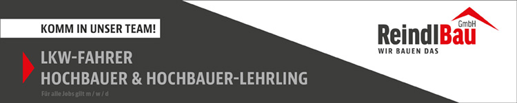 Reindlbau Job Banner L